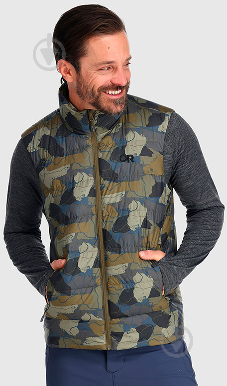 Жилет Outdoor Research MEN'S COLDFRONT DOWN VEST 283186-2211 р.3XL зеленый - фото 1