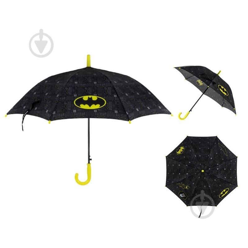 Зонт KITE Batman черный с узором DC25-2001 - фото 1