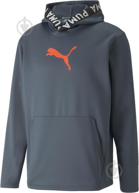 Джемпер Puma TRAIN PWR FLEECE HOODIE 52089342 р. M темно-сірий - фото 4