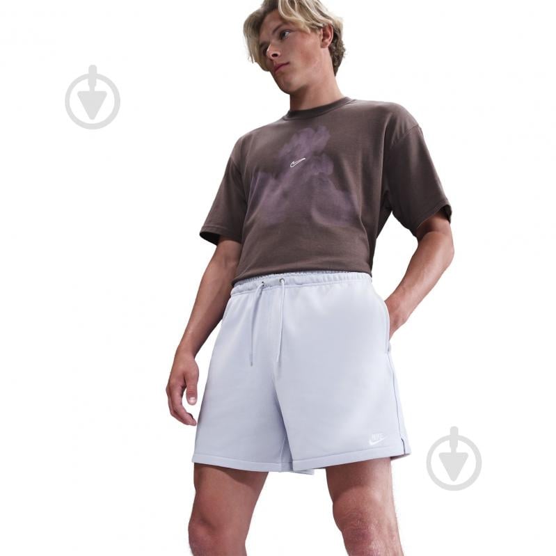Шорти Nike M NK CLUB FLOW FT SHORT FN3520-057 р. M сірий - фото 4 Шорти Nike M NK CLUB FLOW FT SHORT FN3520-057 р. M сірий - фото 4
