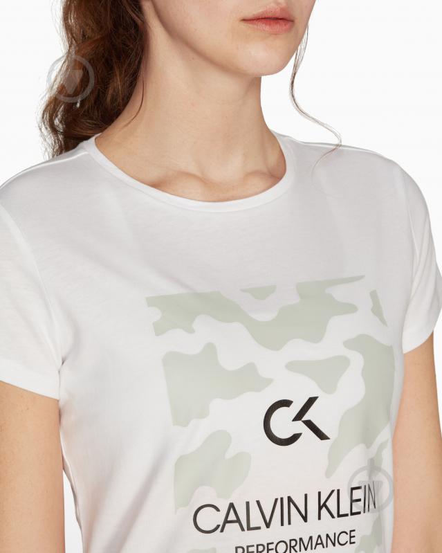 Футболка Calvin Klein Performance BILLBOARD SHORT SLEEVE TEE 00GWF9K200-211 р.L белый - фото 4