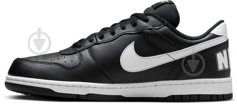 Кроссовки мужские демисезонные Nike BIG NIKE LOW 355152-016 р.46 черные - фото 4