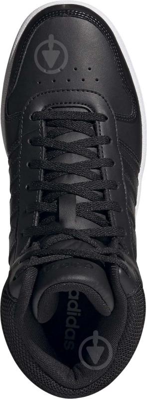 Кросівки жіночі демісезонні Adidas HOOPS 2.0 MID FY6022 р.36 2/3 біло-чорні - фото 5