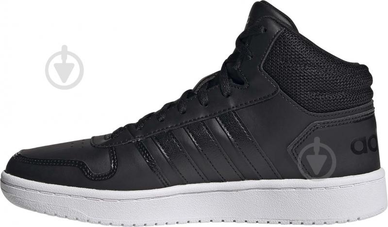 Кросівки жіночі демісезонні Adidas HOOPS 2.0 MID FY6022 р.36 2/3 біло-чорні - фото 6