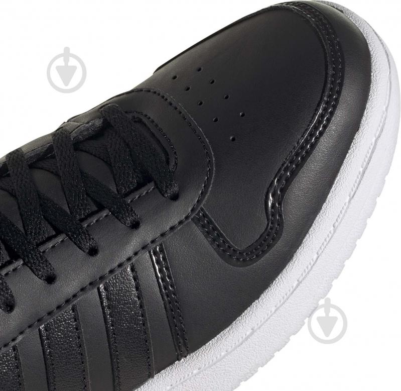 Кросівки жіночі демісезонні Adidas HOOPS 2.0 MID FY6022 р.36 2/3 біло-чорні - фото 9