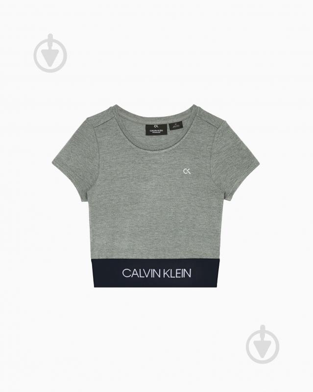 Футболка Calvin Klein Performance T-Shirts 00GWF9K119-077 р.S серый - фото 1