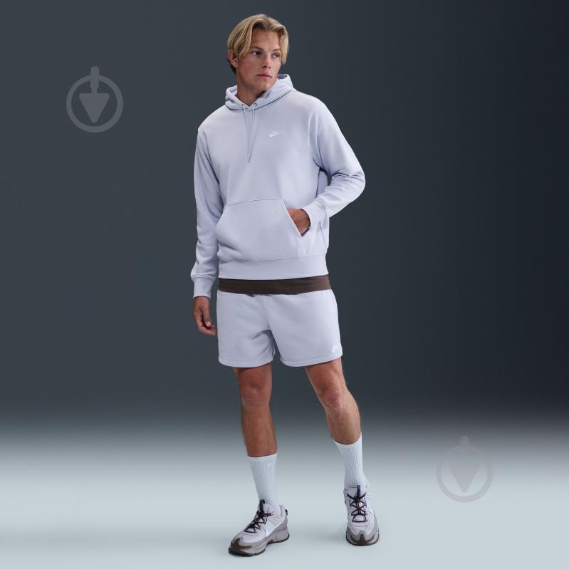 Шорты Nike M NK CLUB FLOW FT SHORT FN3520-057 р. S серый - фото 8