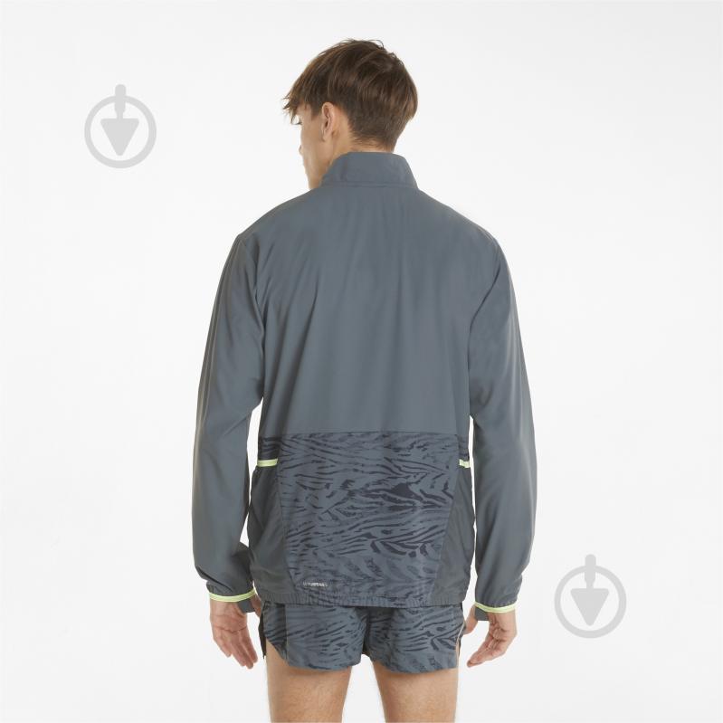 Вітрівка чоловіча демісезонна Puma RUN Ultraweave S FSTR Jacket 52139742 р.L сіра - фото 2 Вітрівка чоловіча демісезонна Puma RUN Ultraweave S FSTR Jacket 52139742 р.L сіра - фото 2