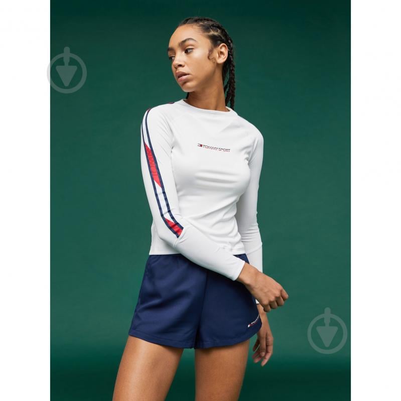 Футболка Tommy Hilfiger KNIT BASE LAYER TEE S10S100286100 р.S белый - фото 1