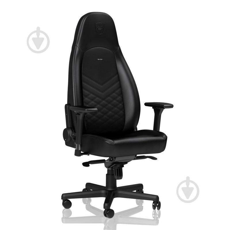 Кресло игровое Noblechairs ICON черный - фото 2