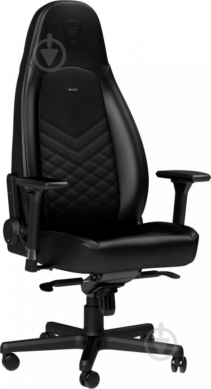 Кресло игровое Noblechairs ICON черный - фото 1