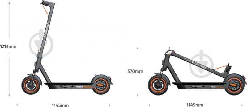 Електросамокат YADEA KS5 Black - фото 3
