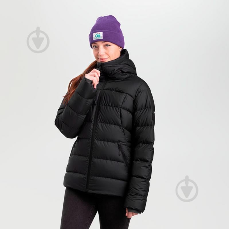 Куртка женская зимняя Outdoor Research WOMEN'S COLDFRONT DOWN HOODIE 283202-0001 р.2XL черная - фото 1