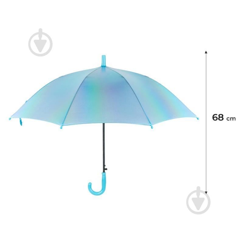 Зонт KITE K24-2001-4 голографик голубой - фото 2 Зонт KITE K24-2001-4 голографик голубой - фото 2