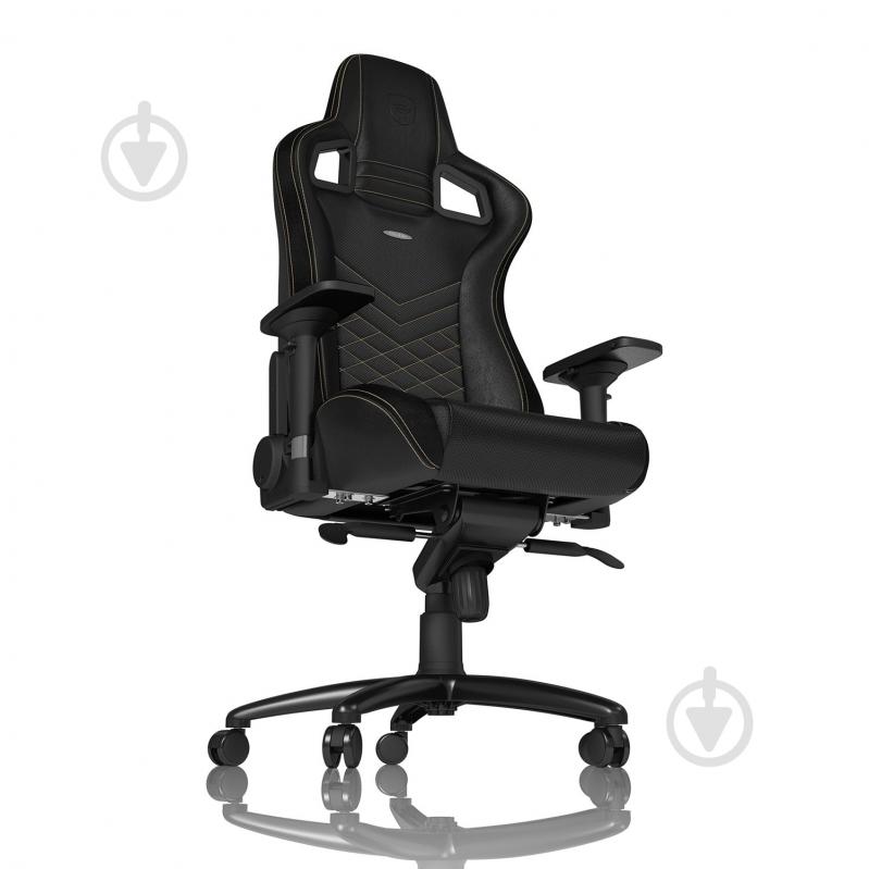 Кресло игровое Noblechairs EPIC черно-золотой - фото 5