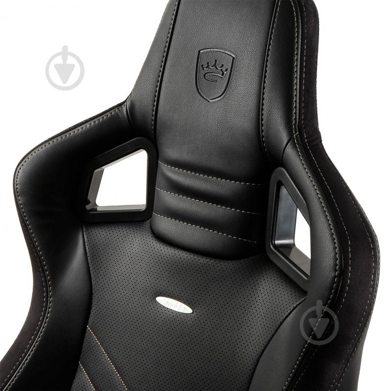 Кресло игровое Noblechairs EPIC черно-золотой - фото 7