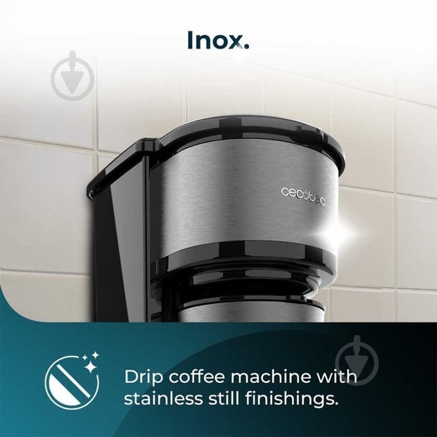 ВИТРИНА! Кофеварка капельная CECOTEC Coffee 66 Drop & Go CCTC-01728 - фото 11 ВИТРИНА! Кофеварка капельная CECOTEC Coffee 66 Drop & Go CCTC-01728 - фото 11