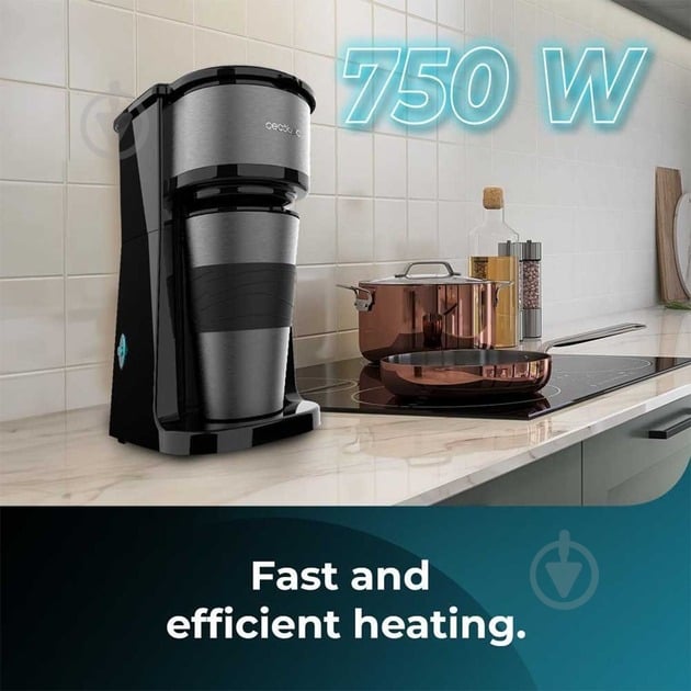 ВИТРИНА! Кофеварка капельная CECOTEC Coffee 66 Drop & Go CCTC-01728 - фото 12 ВИТРИНА! Кофеварка капельная CECOTEC Coffee 66 Drop & Go CCTC-01728 - фото 12