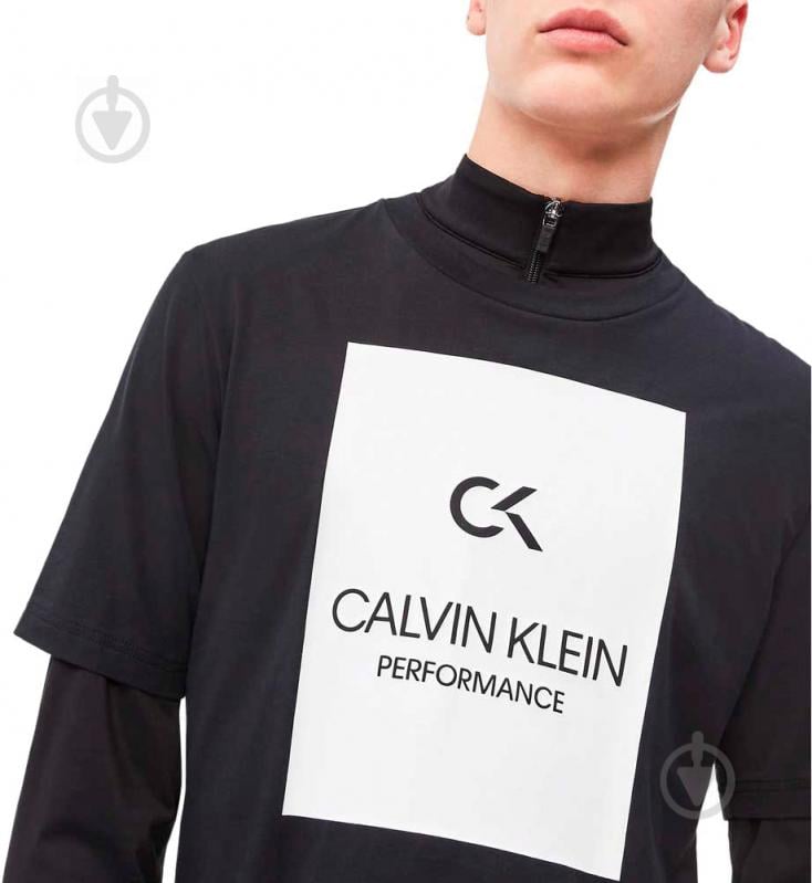 Футболка Calvin Klein Performance 00GMS9K221-952 р.M черный - фото 4