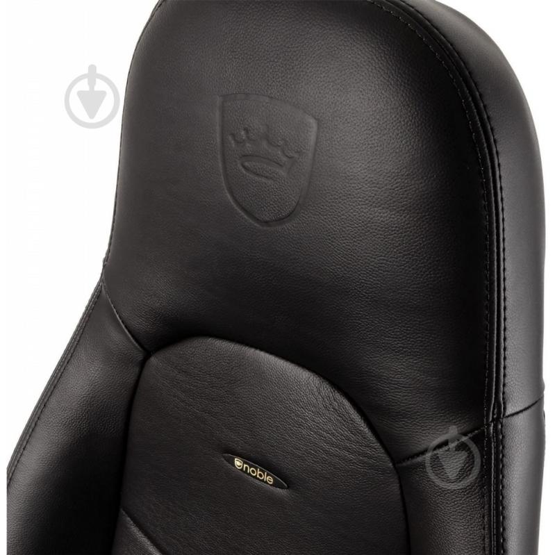 Кресло игровое Noblechairs ICON Real Leather черный - фото 5