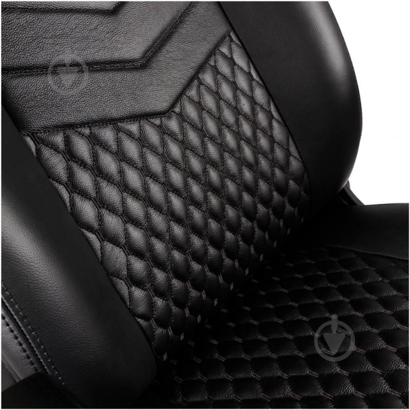 Кресло игровое Noblechairs ICON Real Leather черный - фото 6