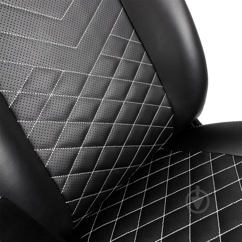 Крісло ігрове Noblechairs ICON чорно-білий - фото 8