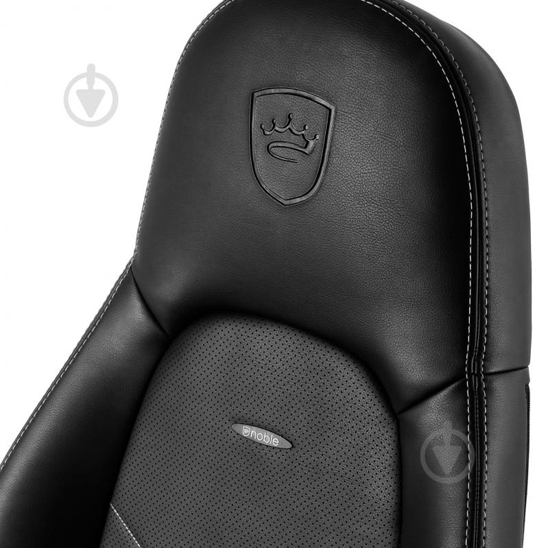 Крісло ігрове Noblechairs ICON чорно-білий - фото 9