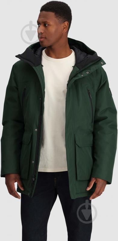 Куртка мужская Outdoor Research MEN'S STORMCRAFT DOWN PARKA 283189-2445 р.XL зеленая - фото 4