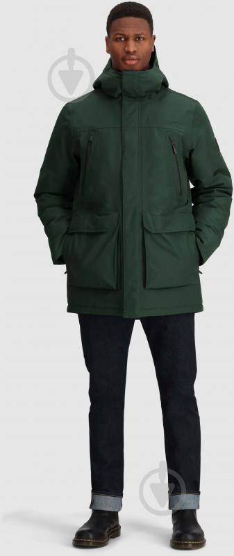 Куртка мужская Outdoor Research MEN'S STORMCRAFT DOWN PARKA 283189-2445 р.XL зеленая - фото 5