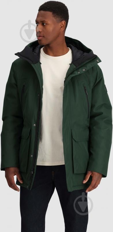 Куртка чоловіча Outdoor Research MEN'S STORMCRAFT DOWN PARKA 283189-2445 р.L зелена - фото 4