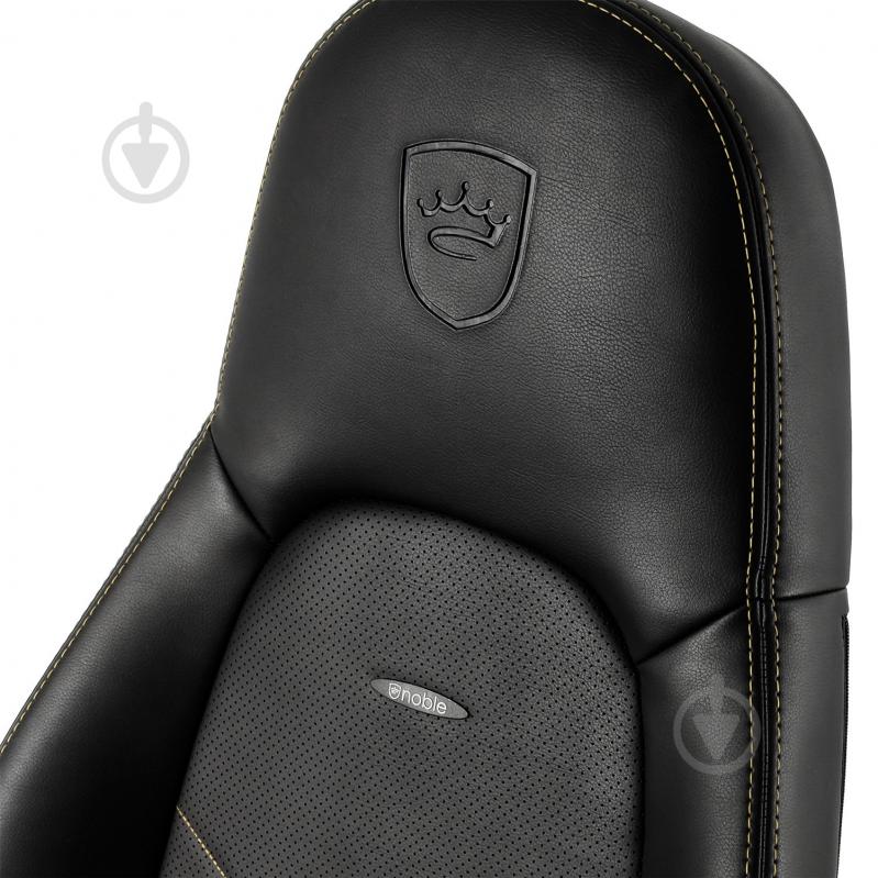 Крісло ігрове Noblechairs ICON чорно-золотий - фото 9