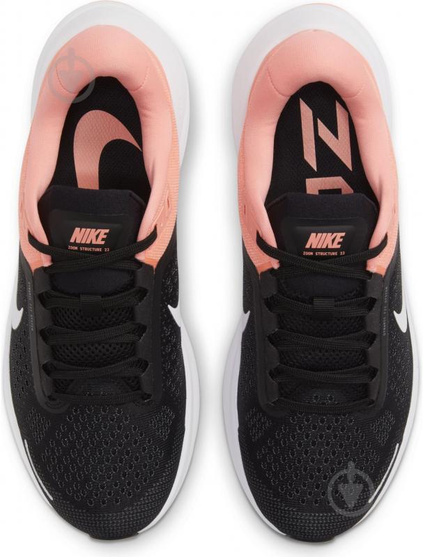 Кроссовки женские летние Nike AirZOOM Structure 23 CZ6721-008 р.39 черные - фото 9