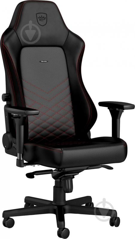 Крісло ігрове Noblechairs HERO чорно-червоний - фото 1