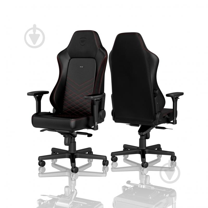 Крісло ігрове Noblechairs HERO чорно-червоний - фото 3