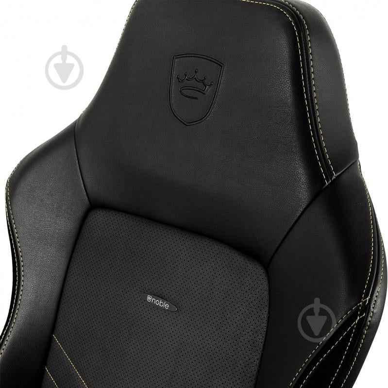 Крісло ігрове Noblechairs HERO чорно-золотий - фото 6