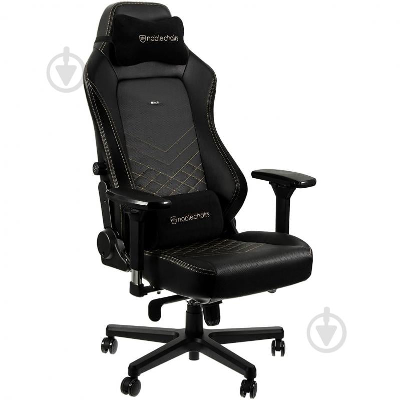 Крісло ігрове Noblechairs HERO чорно-золотий - фото 10