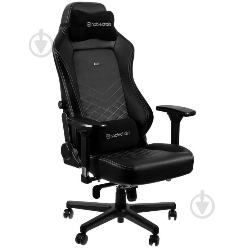 Кресло игровое Noblechairs HERO черно-белый - фото 3