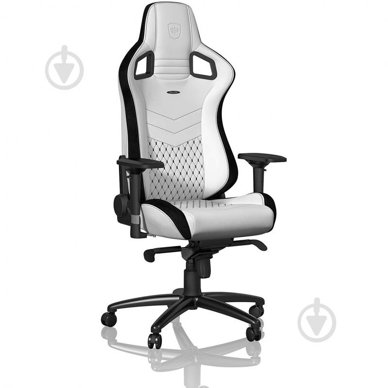 Крісло ігрове Noblechairs EPIC чорно-білий - фото 2