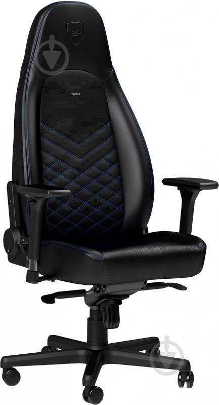 Кресло игровое Noblechairs ICON черно-синий - фото 1