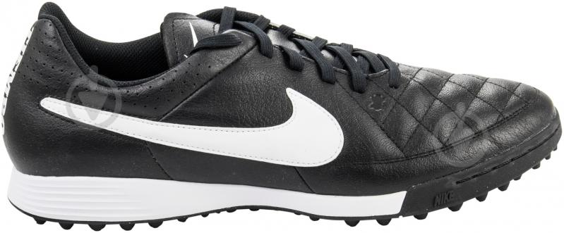 Футзальная обувь Nike TIEMPO GENIO LEATHER TF 631284-010 р.47 черный - фото 3