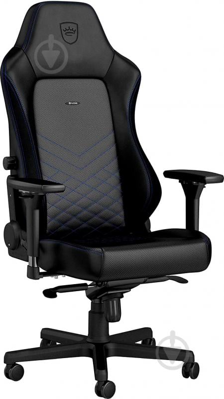 Крісло ігрове Noblechairs HERO чорно-синій - фото 1