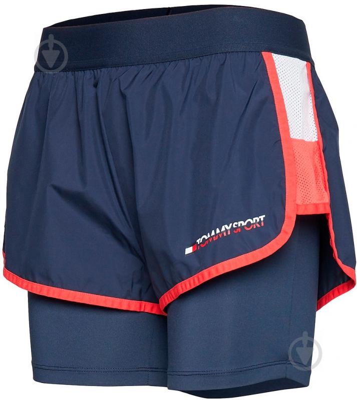 Шорты Tommy Hilfiger BLOCKED 2 IN 1 SHORT S10S100262401 р. M темно-синий - фото 3