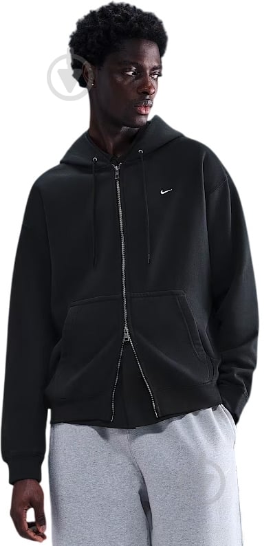 Джемпер Nike M NL Solo SWSH BB FZ Hoodie HV1084-010 р.L черный - фото 1 Джемпер Nike M NL Solo SWSH BB FZ Hoodie HV1084-010 р.L черный - фото 1