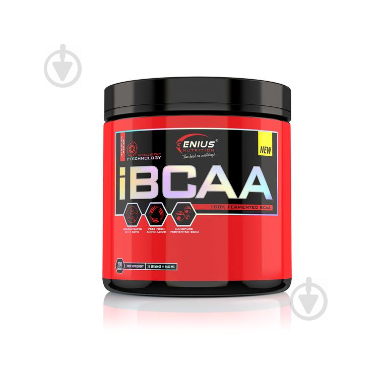 Аминокислотная смесь Genius Nutrition iBCAA caps 200 капс. - фото 1