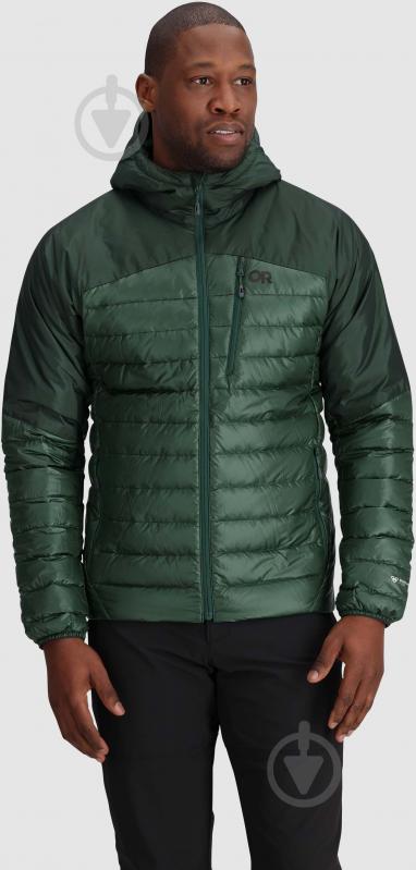 Куртка чоловіча Outdoor Research MEN'S HELIUM DOWN HOODIE 277572-2445 р.L зелена - фото 1