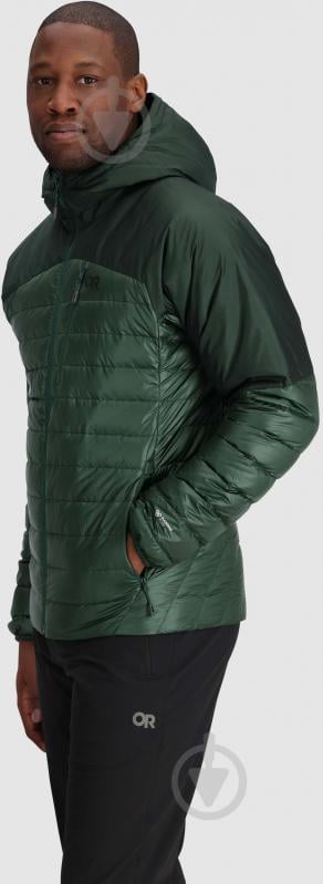 Куртка чоловіча Outdoor Research MEN'S HELIUM DOWN HOODIE 277572-2445 р.L зелена - фото 3