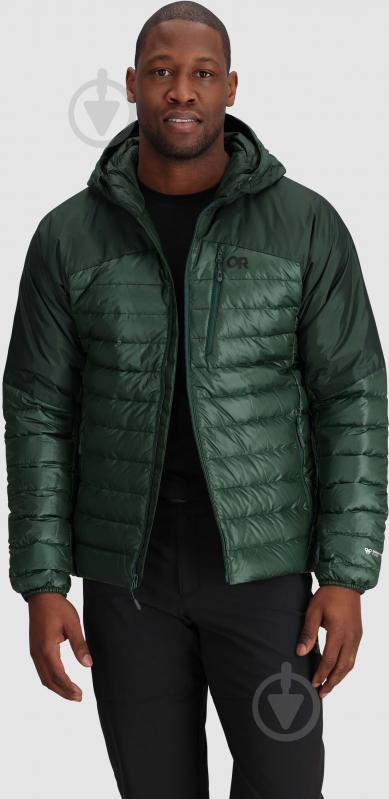 Куртка чоловіча Outdoor Research MEN'S HELIUM DOWN HOODIE 277572-2445 р.L зелена - фото 4