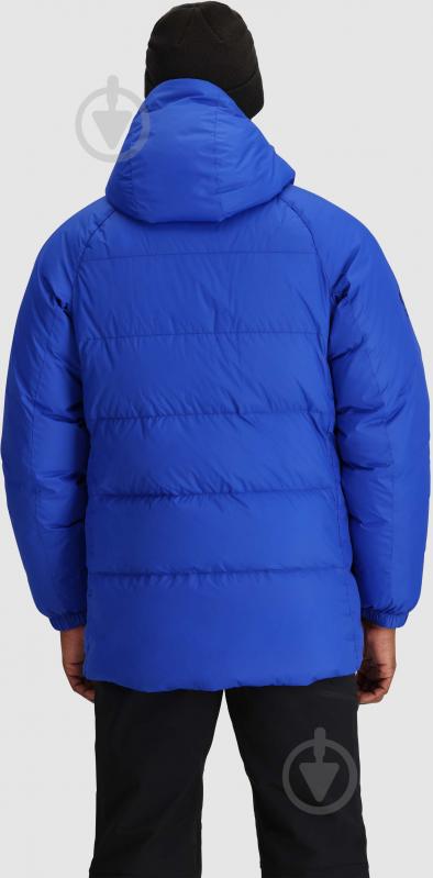 Куртка мужская зимняя Outdoor Research MEN'S SUPER ALPINE DOWN PARKA 277570-2452 р.XL голубая - фото 2