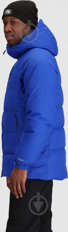 Куртка мужская зимняя Outdoor Research MEN'S SUPER ALPINE DOWN PARKA 277570-2452 р.XL голубая - фото 3