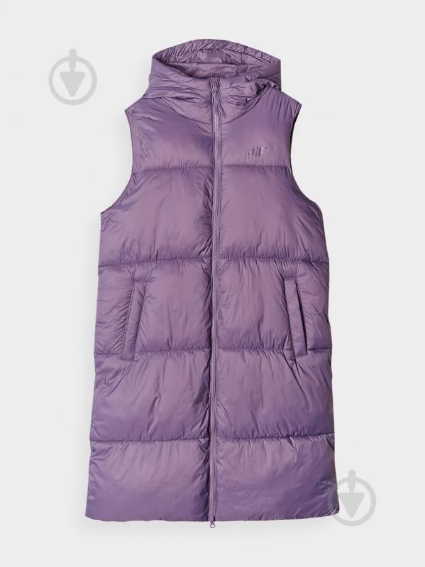 Жилет 4F VEST JACKET F143 4FWAW24TVJAF143-50S р.S фиолетовый - фото 8